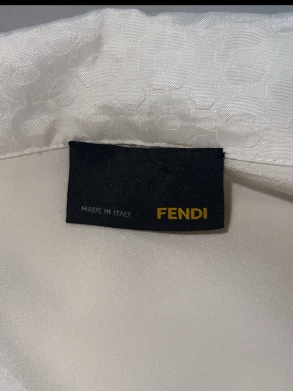 Fendi White Eyelet Panel-Front Tunic - Picture 8 of 12